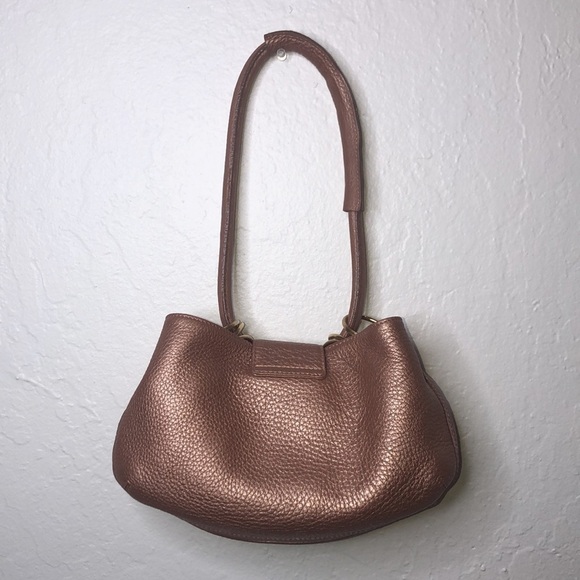MIAL Metallic Pink Leather Bag - Picture 2 of 7